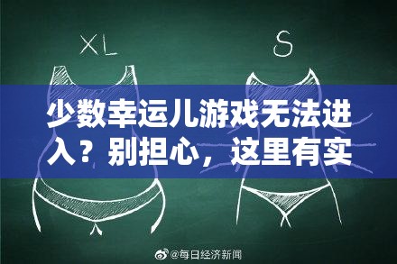 少數幸運兒游戲無法進入？別擔心，這里有實用的解決妙招助你暢玩！