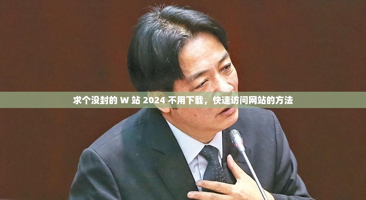 求個(gè)沒(méi)封的 W 站 2024 不用下載，快速訪問(wèn)網(wǎng)站的方法