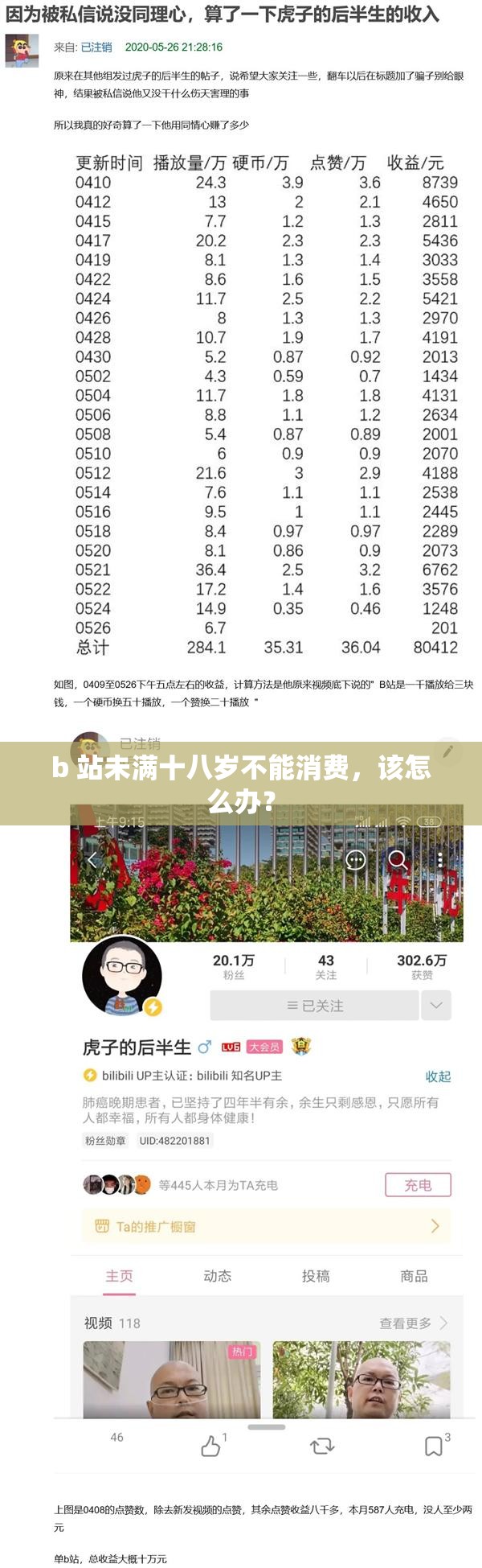 b 站未滿十八歲不能消費(fèi)，該怎么辦？