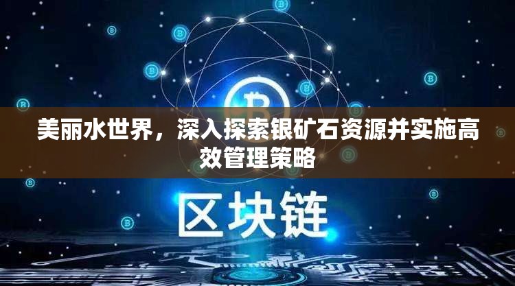 美麗水世界，深入探索銀礦石資源并實施高效管理策略