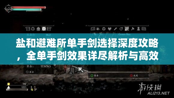 鹽和避難所單手劍選擇深度攻略，全單手劍效果詳盡解析與高效資源管理技巧