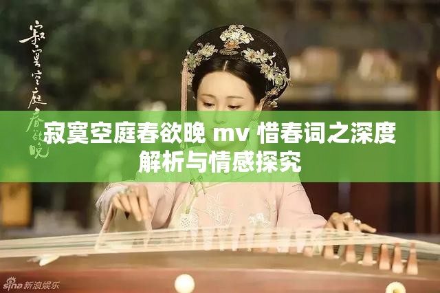 寂寞空庭春欲晚 mv 惜春詞之深度解析與情感探究