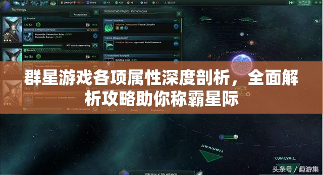 群星游戲各項(xiàng)屬性深度剖析，全面解析攻略助你稱霸星際